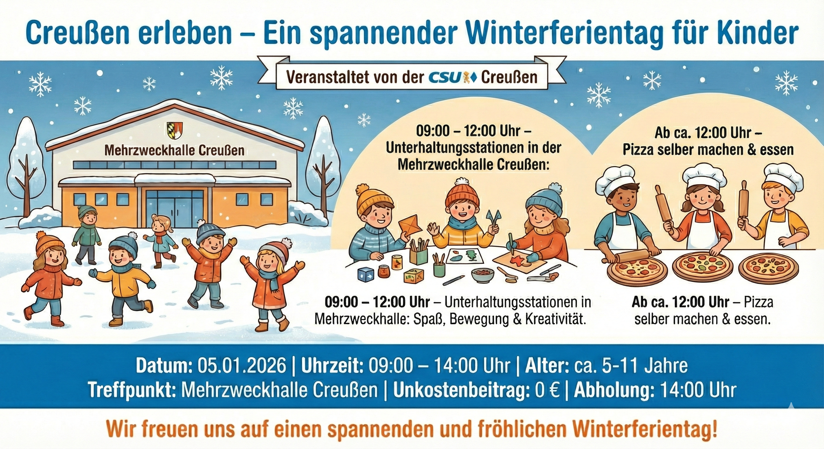 Winterferientag CSU Creußen Flyer